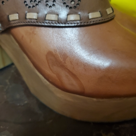 John fluevog orginal leather 1970s clogs - Picture 4 of 4